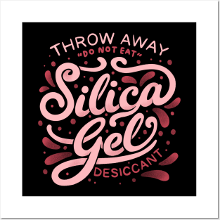 Silica Gel Lettering by Tobe Fonseca Posters and Art